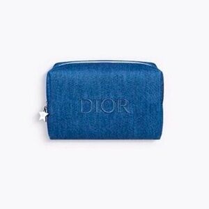 DIOR Beauty Blue Denim Pouch NEW!